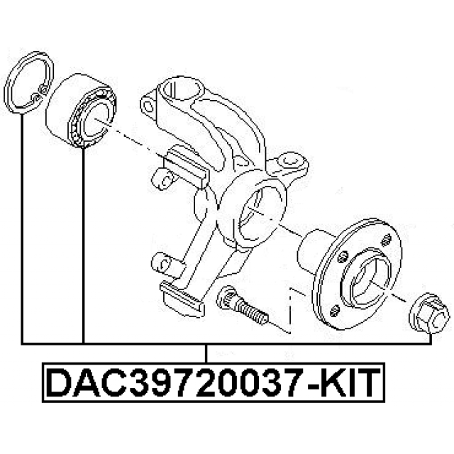 FEBEST DAC39720037-KIT
