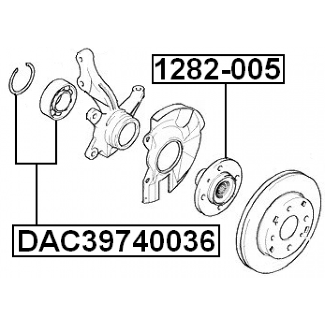 FEBEST DAC39740036
