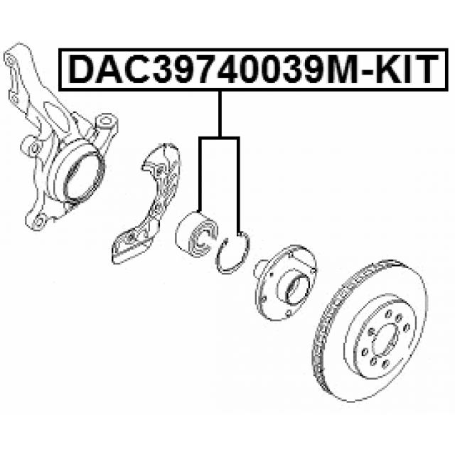 FEBEST DAC39740039M-KIT
