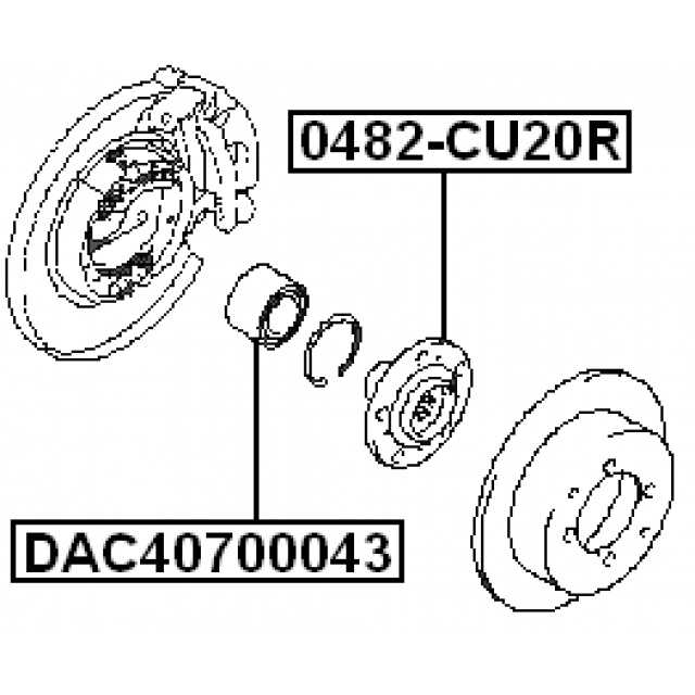 FEBEST DAC40700043