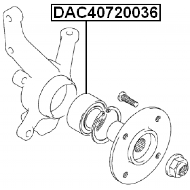 FEBEST DAC40720036