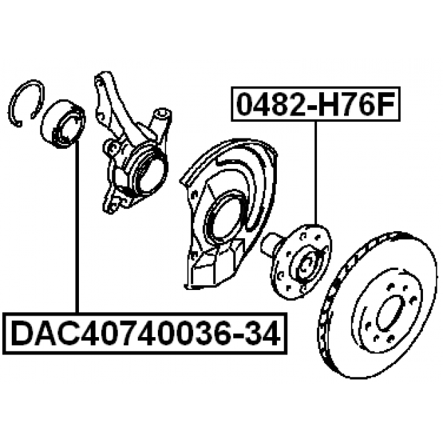 FEBEST DAC40740036-34