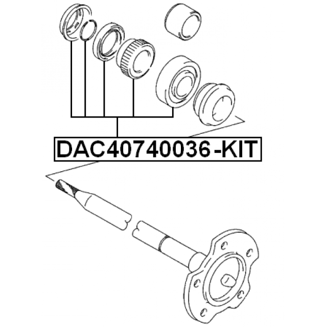 FEBEST DAC40740036-KIT