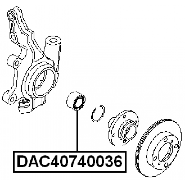 FEBEST DAC40740036