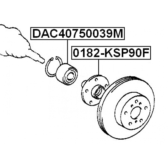 FEBEST DAC40750039M