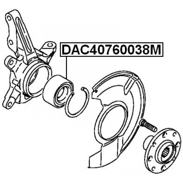 FEBEST DAC40760038M