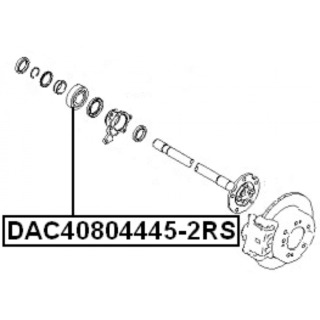 FEBEST DAC40804445-2RS