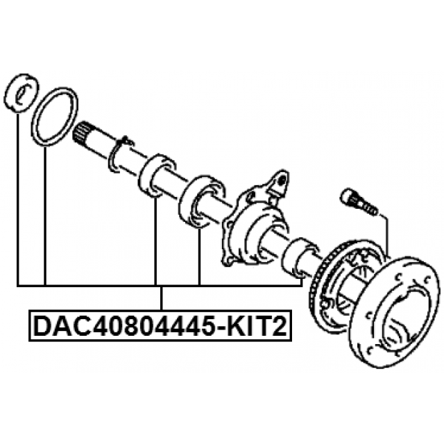 FEBEST DAC40804445-KIT2
