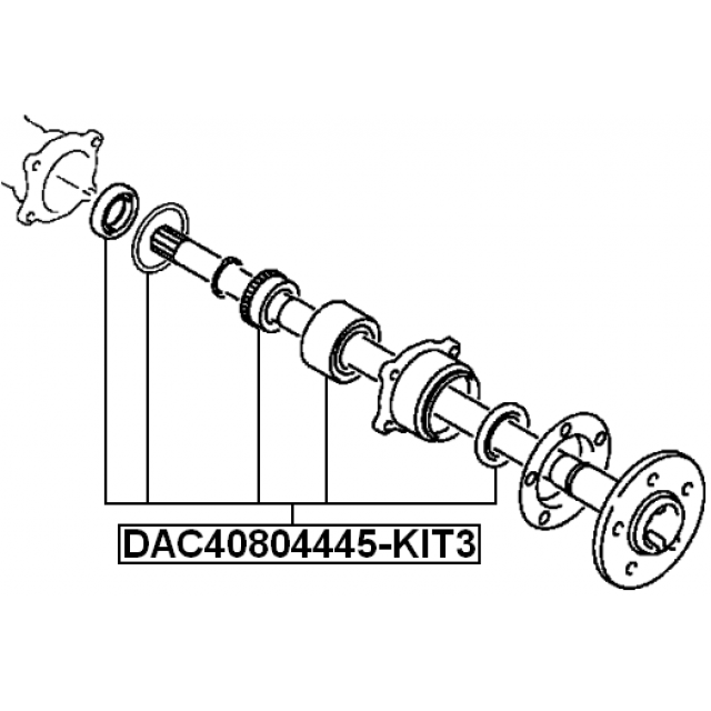 FEBEST DAC40804445-KIT3