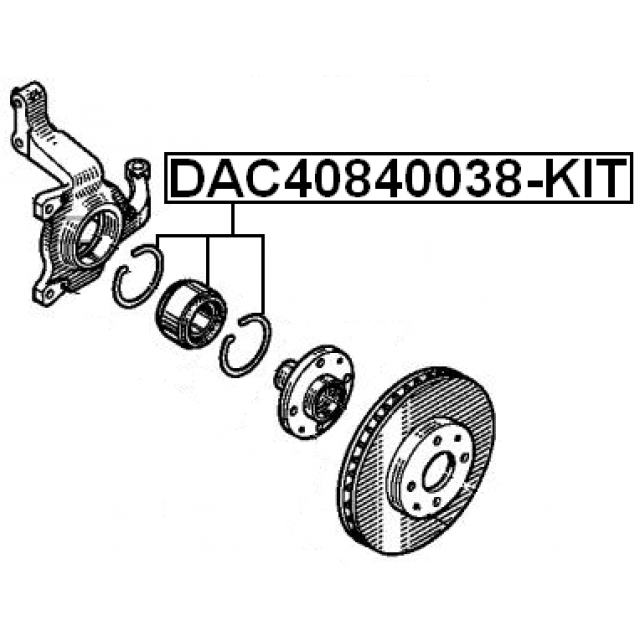 FEBEST DAC40840038-KIT