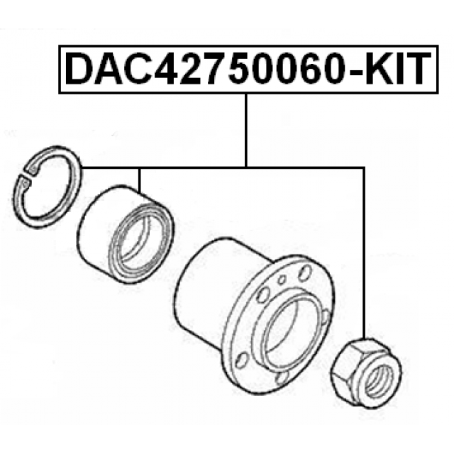 FEBEST DAC42750060-KIT
