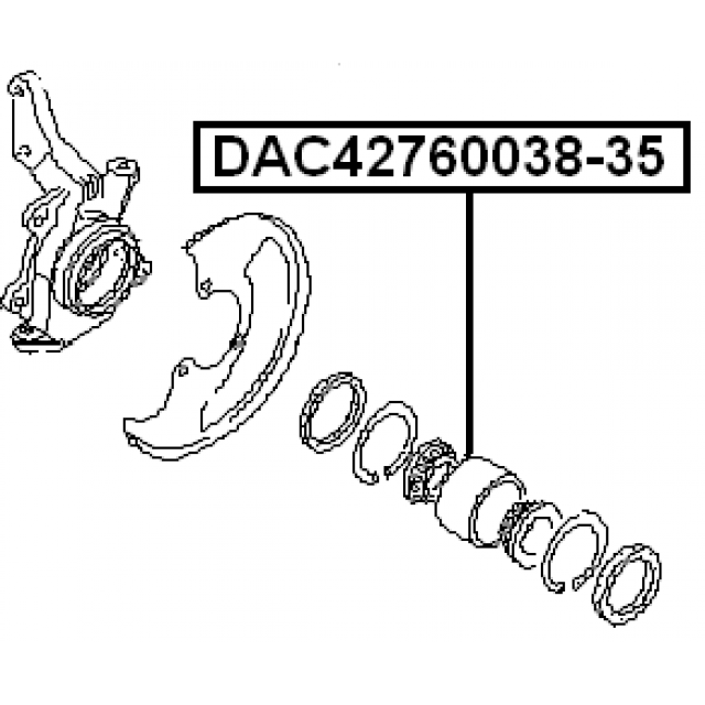 FEBEST DAC42760038-35