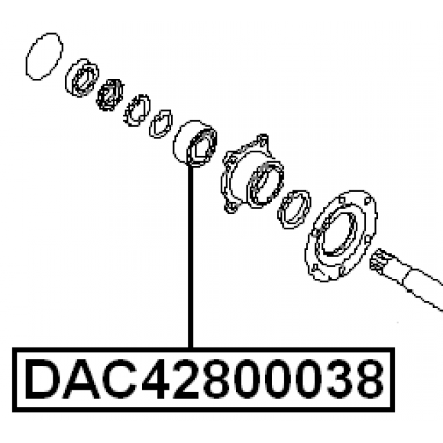 FEBEST DAC42800038
