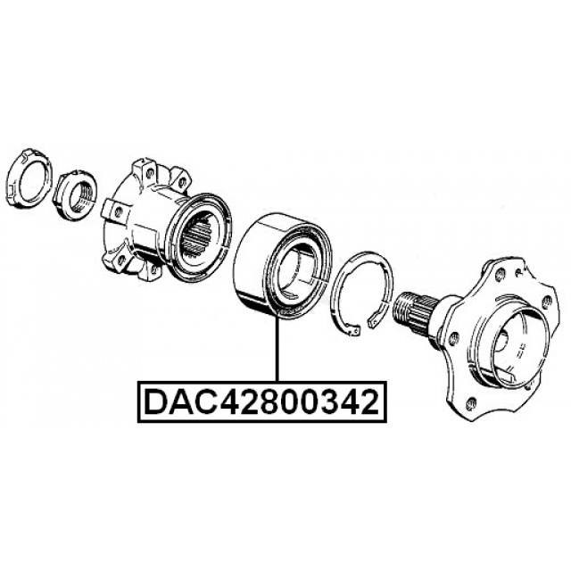 FEBEST DAC42800342