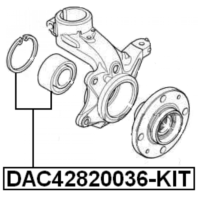 FEBEST DAC42820036-KIT
