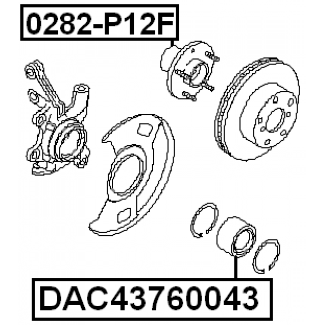 FEBEST DAC43760043