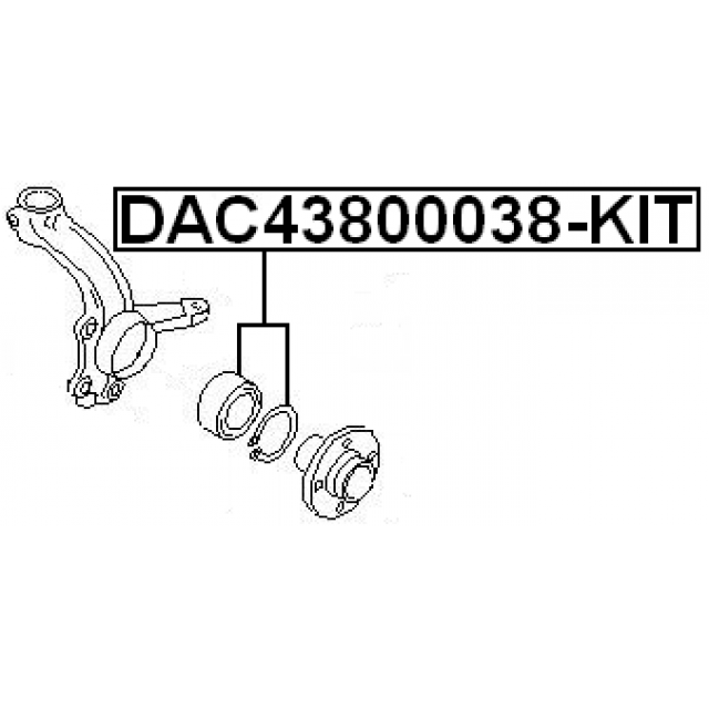 FEBEST DAC43800038-KIT