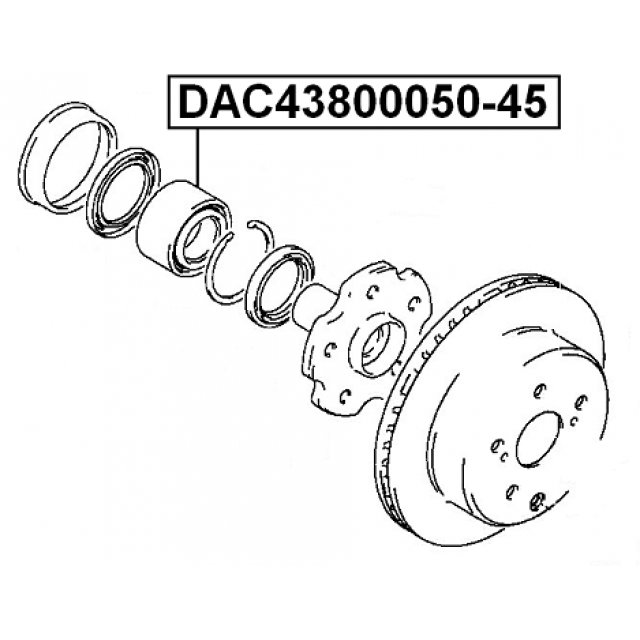 FEBEST DAC43800050-45
