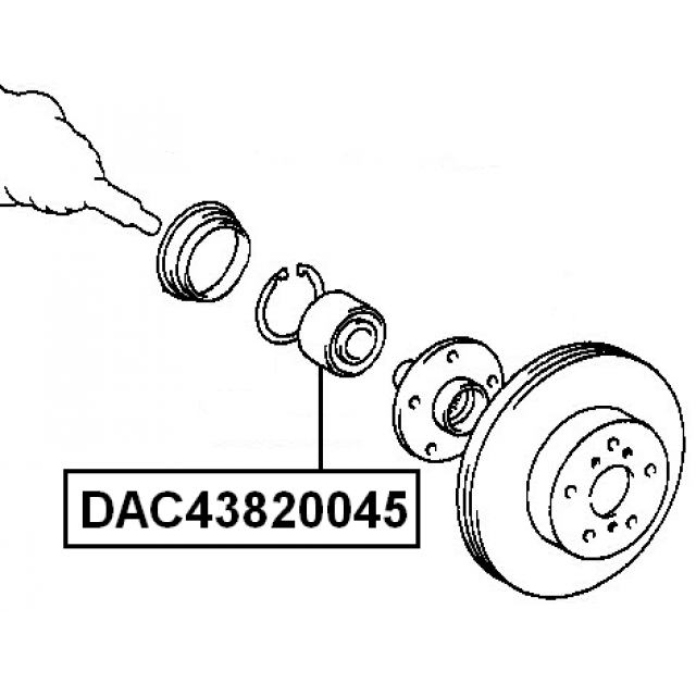 FEBEST DAC43820045