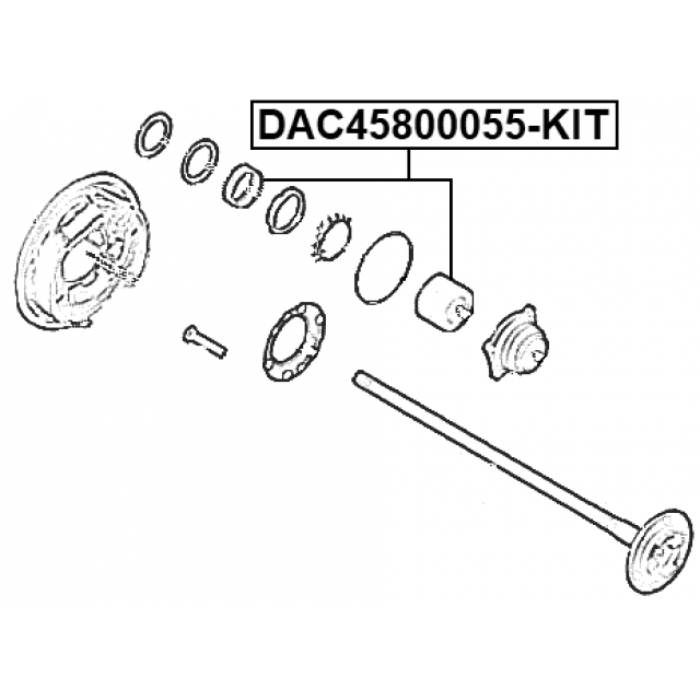 FEBEST DAC45800055-KIT