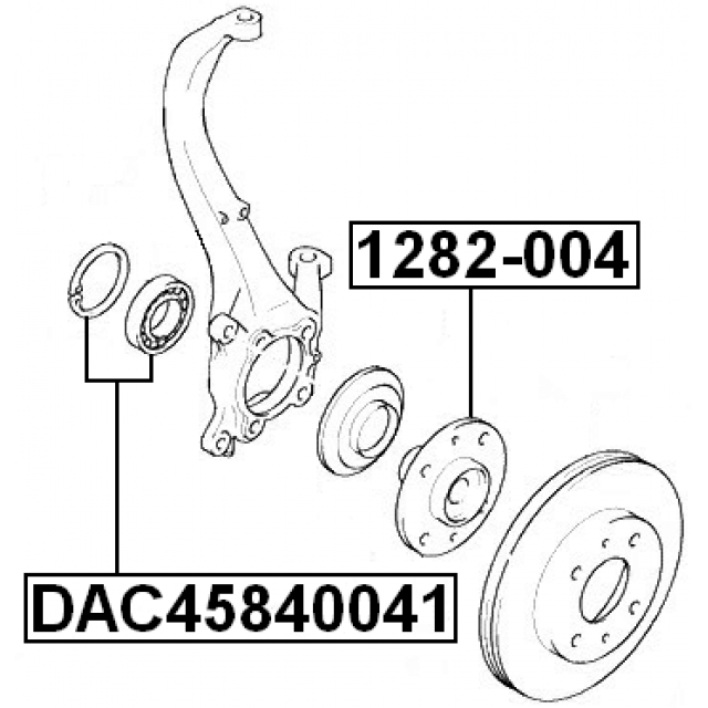 FEBEST DAC45840041