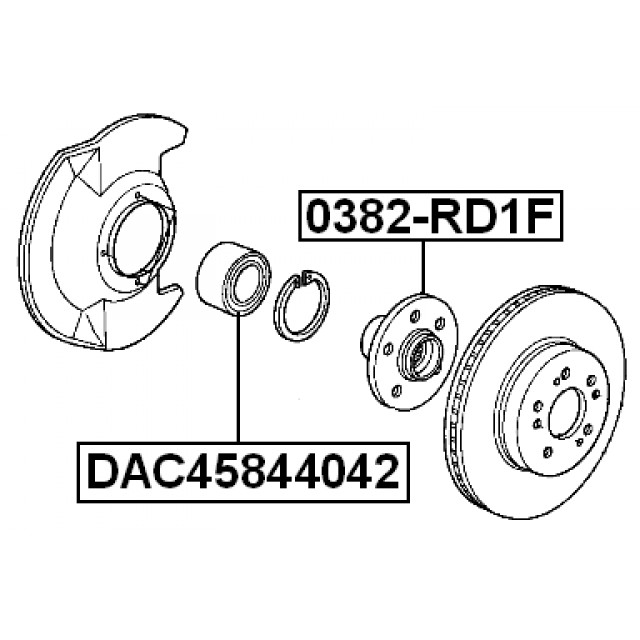 FEBEST DAC45844042