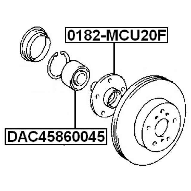 FEBEST DAC45860045