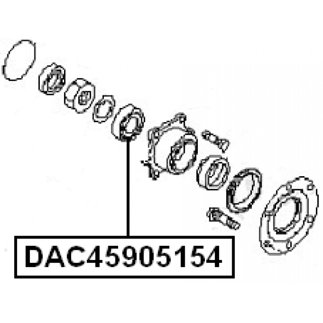 FEBEST DAC45905154