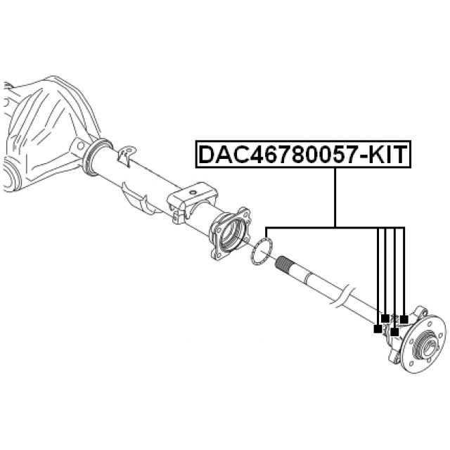 FEBEST DAC46780057-KIT