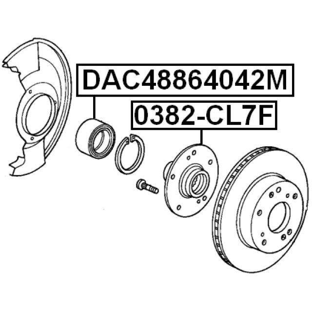 FEBEST DAC48864042M