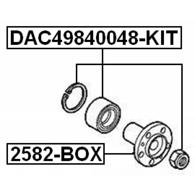 FEBEST DAC49840048-KIT