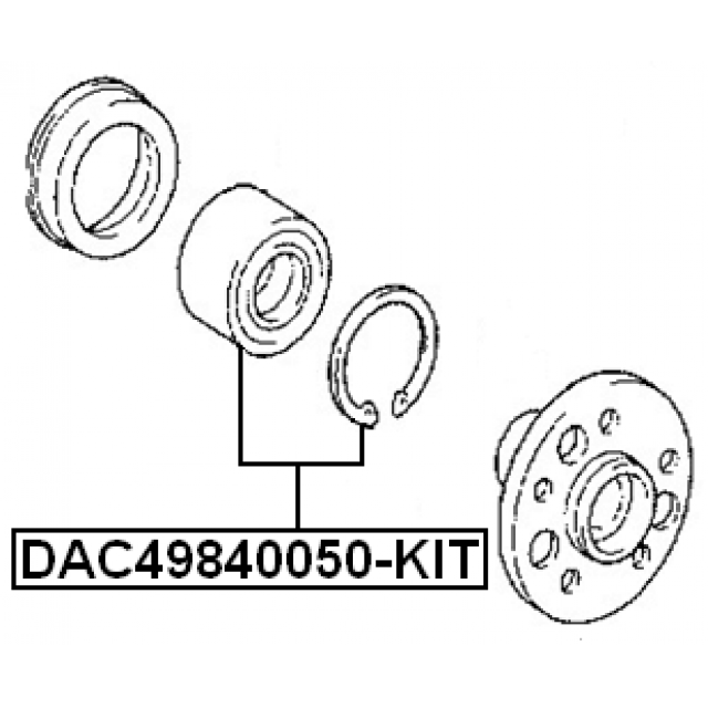 FEBEST DAC49840050-KIT