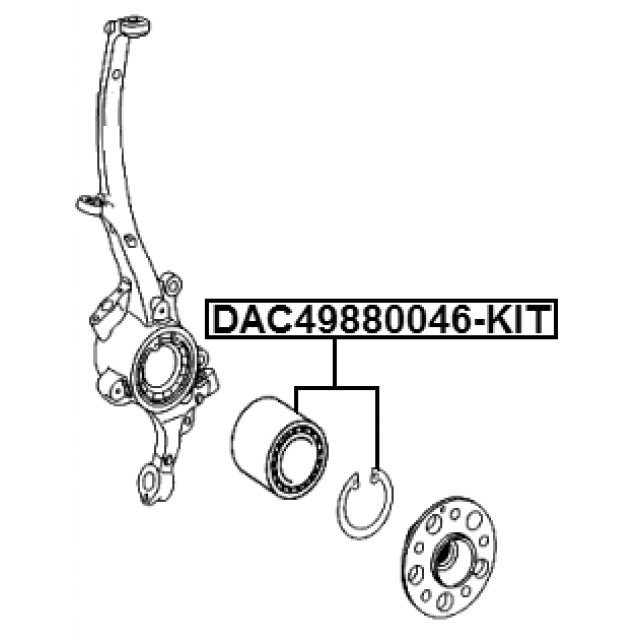 FEBEST DAC49880046-KIT