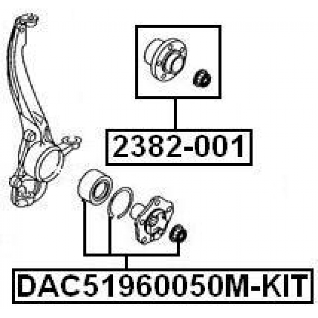 FEBEST DAC51960050M-KIT