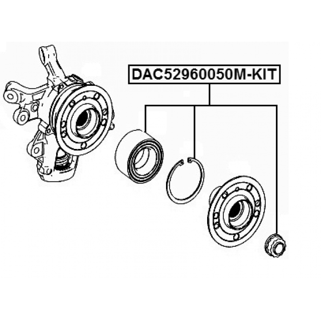 FEBEST DAC52960050M-KIT