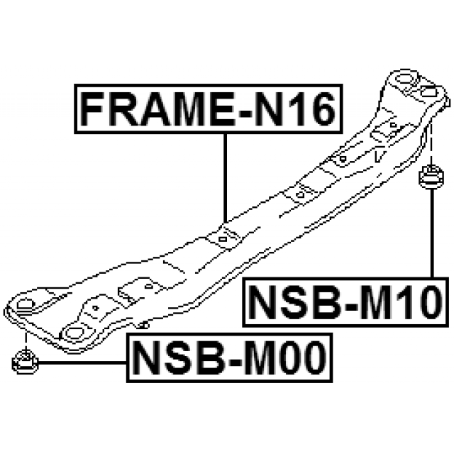FEBEST FRAME-N16