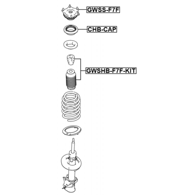 FEBEST GWSHB-F7F-KIT