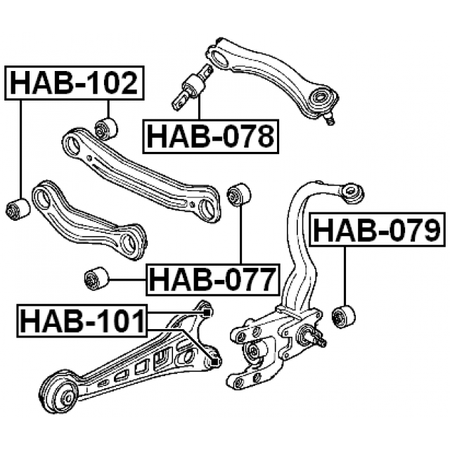FEBEST HAB-102