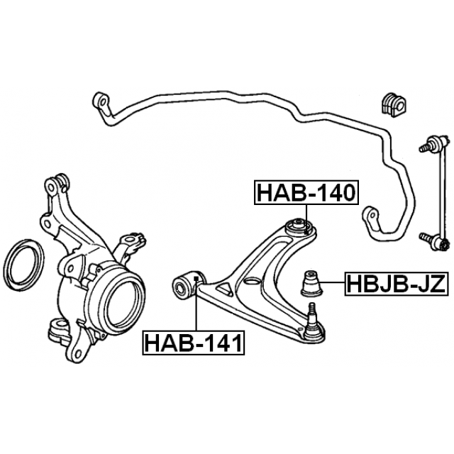 FEBEST HAB-141