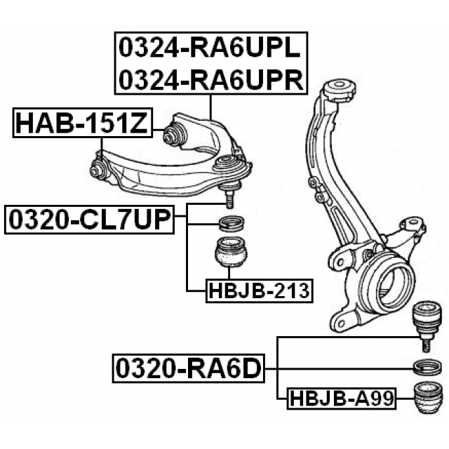 FEBEST HAB-151Z