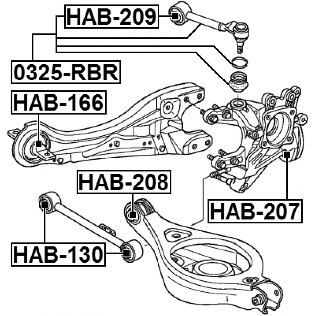 FEBEST HAB-207