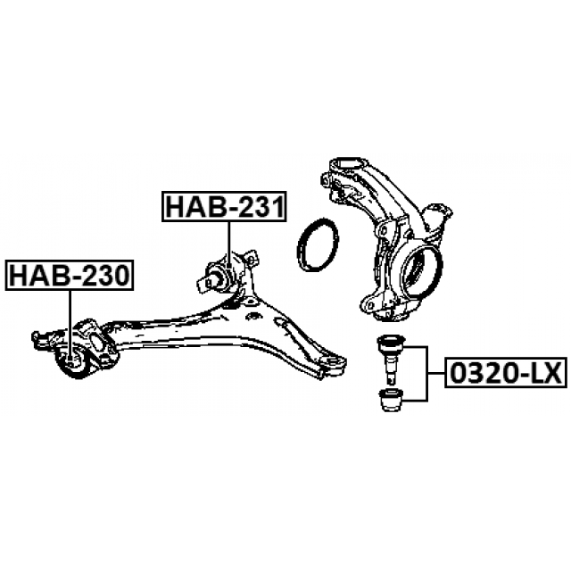 FEBEST HAB-230