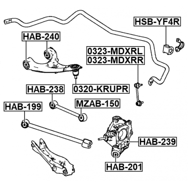 FEBEST HAB-238