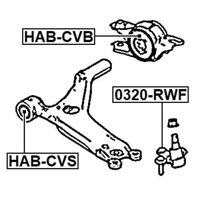FEBEST HAB-CVS