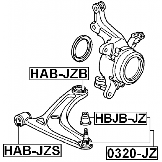 FEBEST HAB-JZB