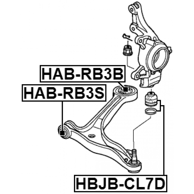FEBEST HAB-RB3B