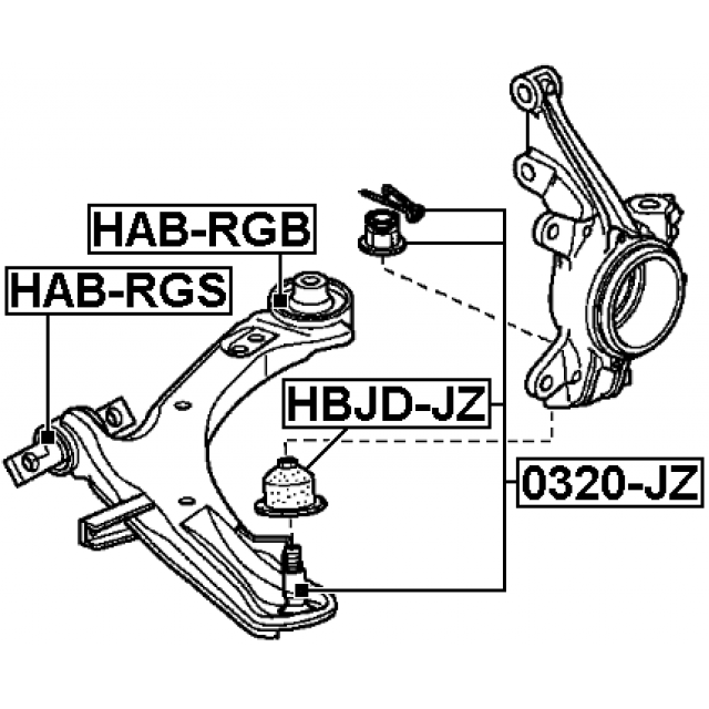 FEBEST HAB-RGB