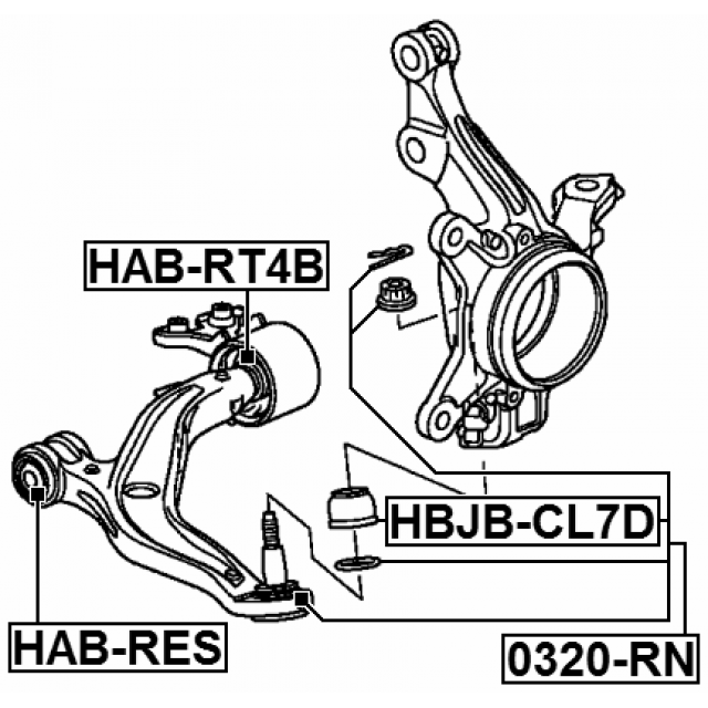 FEBEST HAB-RT4B