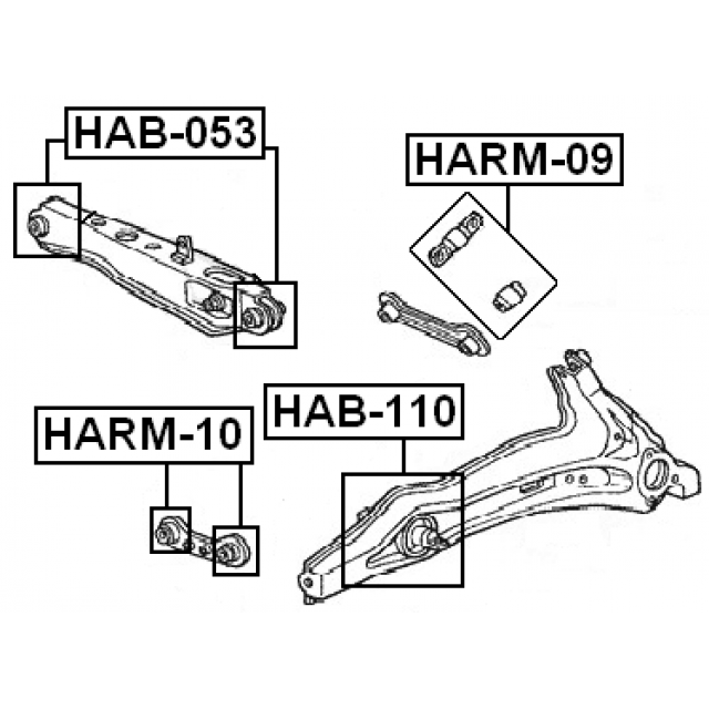 FEBEST HARM-10