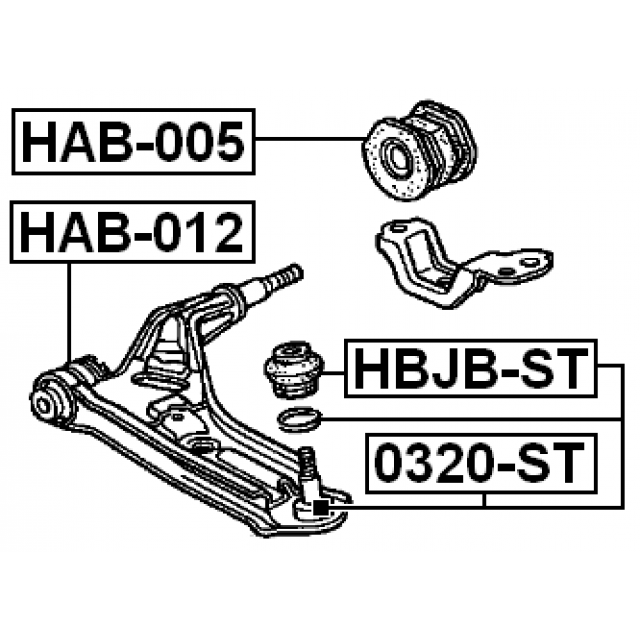 FEBEST HBJB-ST